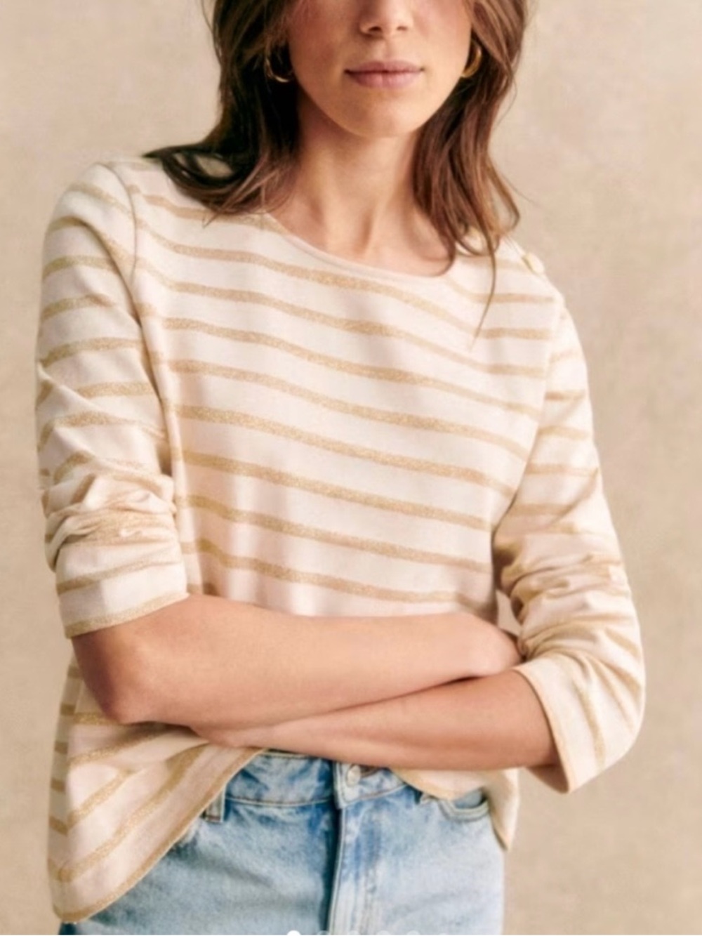 SEZANE Colette Marinière Top